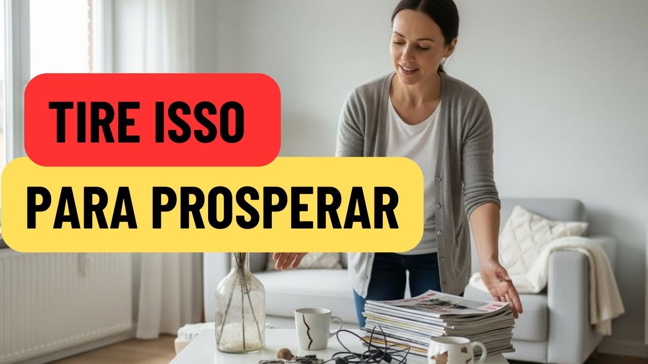 💸 Coisas para Retirar da Sua Casa que Travam o Fluxo de Dinheiro