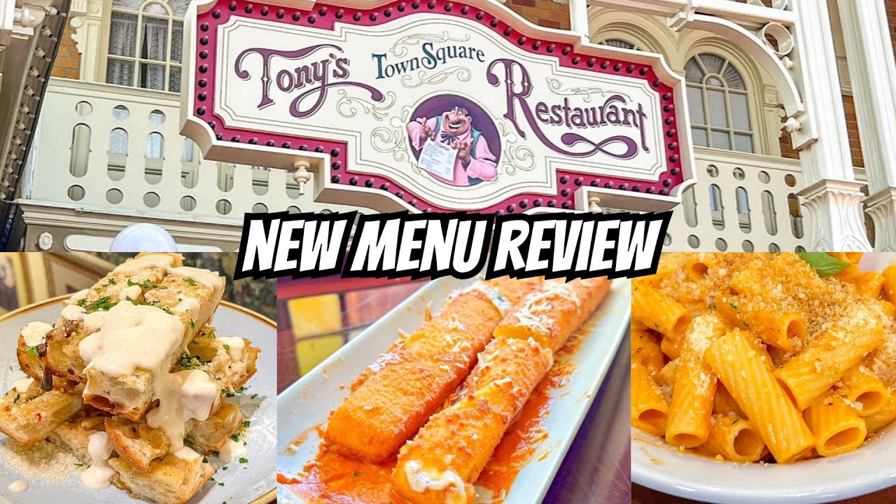 NEW MENU at Tony’s in Magic Kingdom- Foot Long Mozzarella Sticks & Country Bears