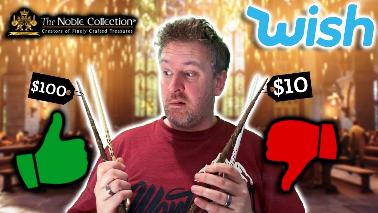 Noble Collection Vs Wish - Harry Potter Magic Wand Review