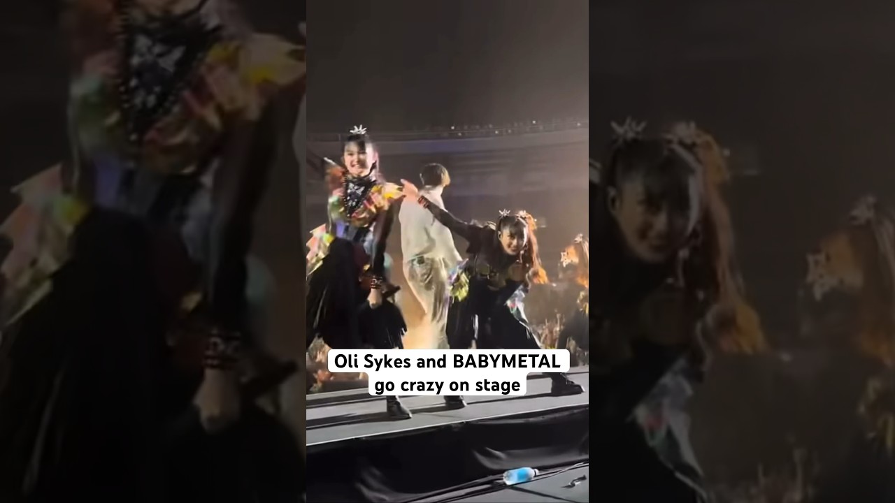Oli Sykes and BABYMETAL go crazy during Bring Me The Horizon KINGSLAYER live #bmth