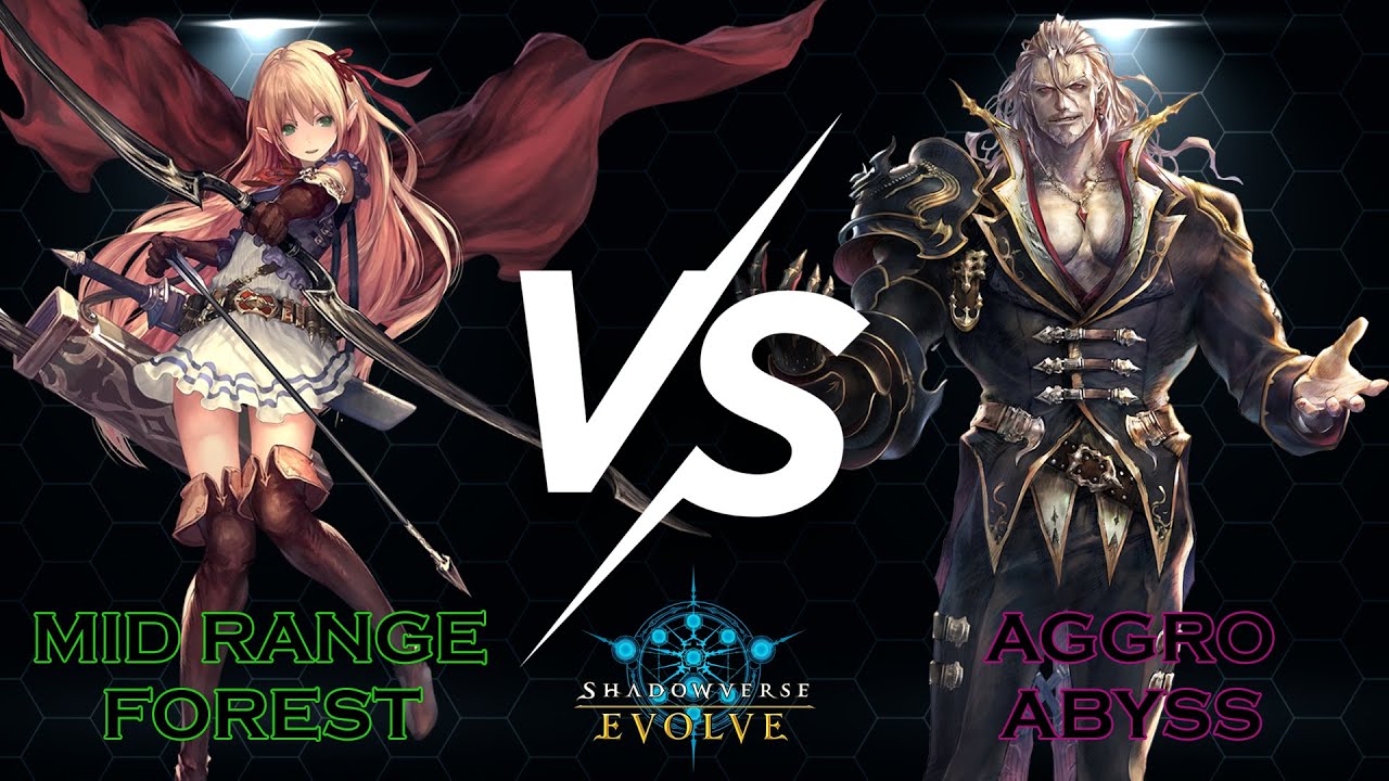 Shadowverse Evolve Gameplay Analysis | Mid Range Forest vs Aggro Abyss