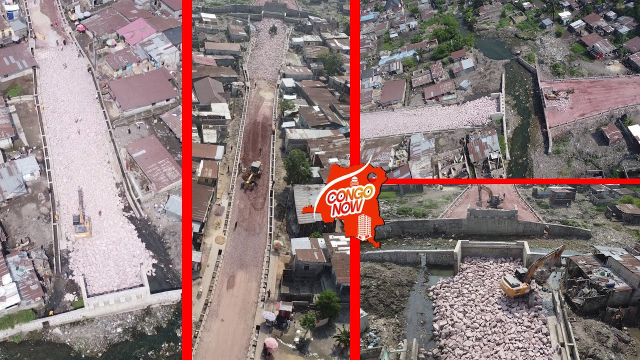 Reprise des travaux avec accélération kulumba et pont nsanga remplissage de la rampe d’accès au pont