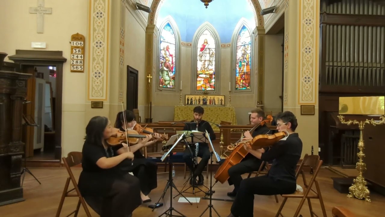 Mozart Clarinet Quintet All Saints English Church, Milan