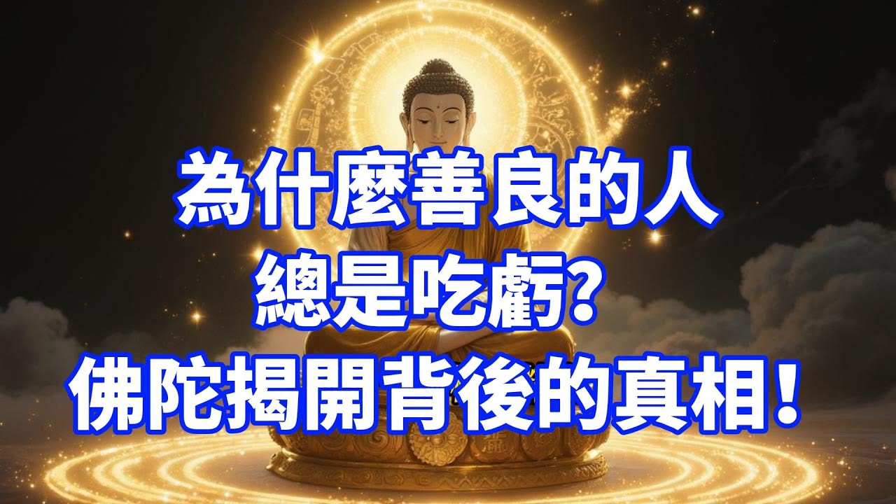 為什麼善良的人總是吃虧？ 佛陀告诉你背後的真相！