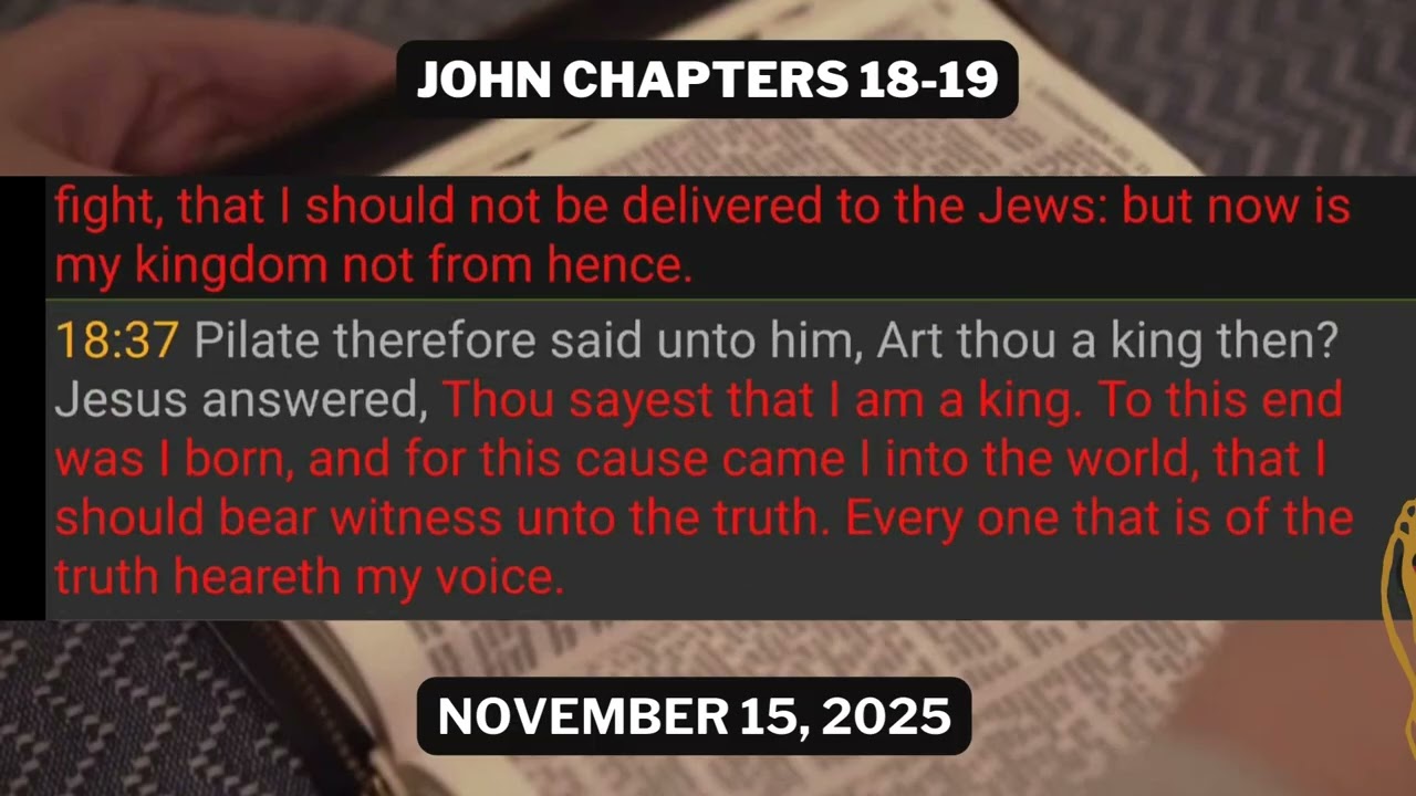 Our Daily Bible Reading | John Chapters 18–19 | The Trial, the Cross & Victorious Love
