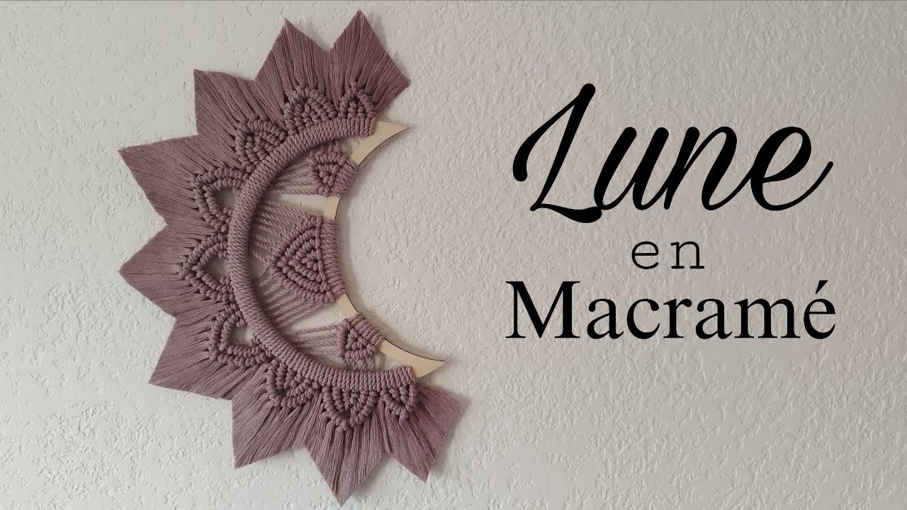 DIY lune en macramé | Livy Macramé