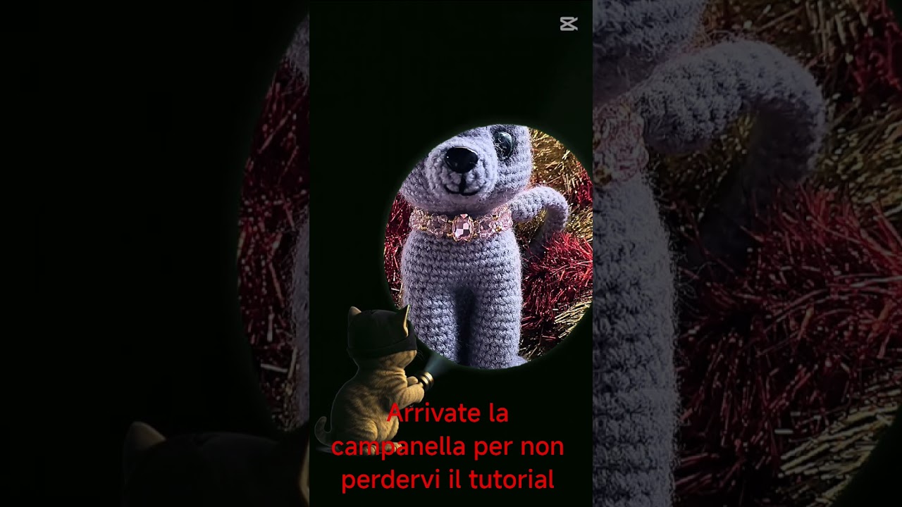 gatto realistico all'uncinetto #crochet
