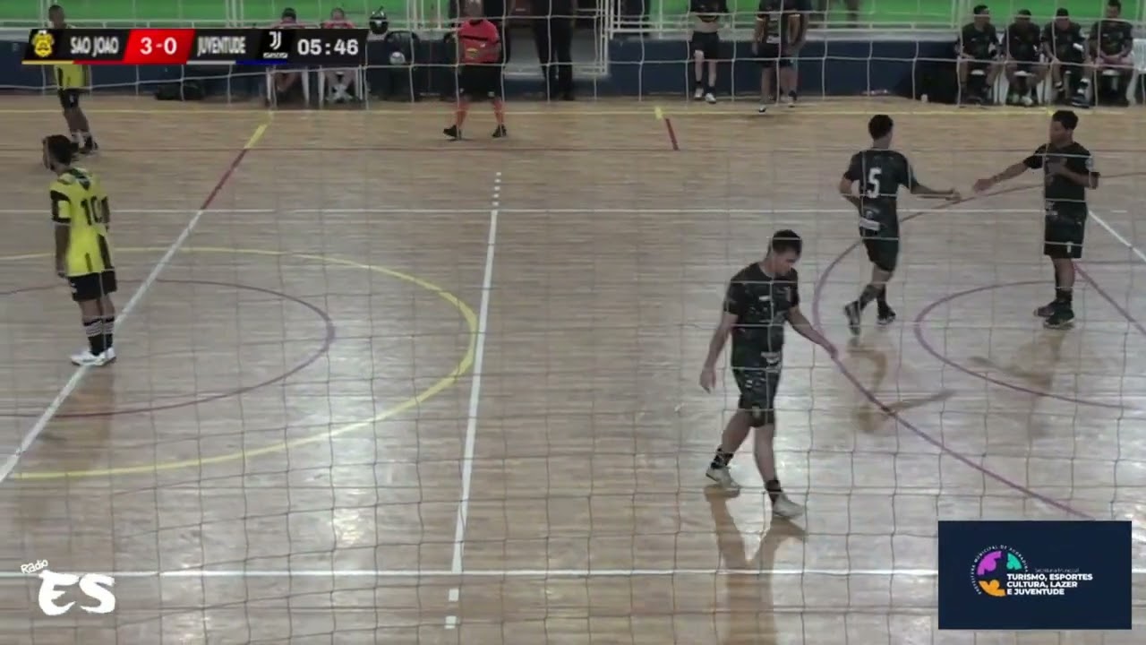 União São João faz 100% de aproveitamento e termina líder do grupo no Futsal de Férias