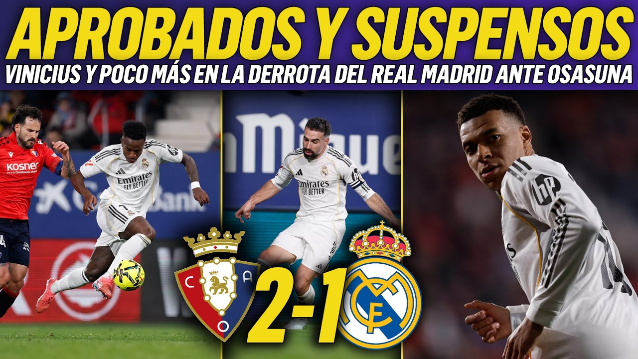 💥MAL PARTIDO DEL REAL MADRID y ARBITRAJE PREVARICADOR EN PAMPLONA