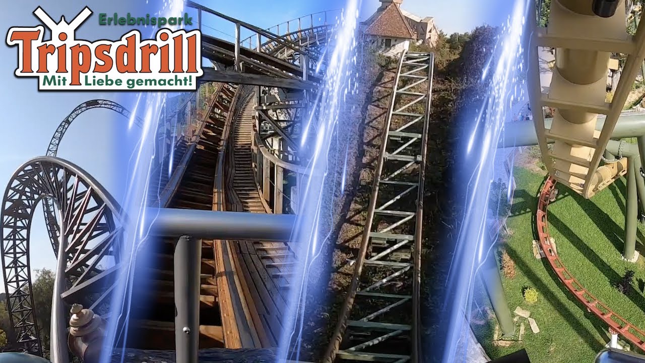 Alle Achterbahnen im Erlebnispark Tripsdrill | Onride POV