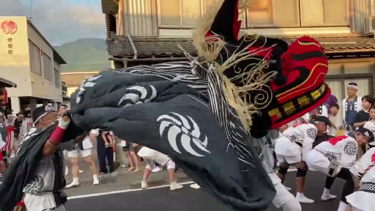 長野市松代町祇園祭　勢獅子　中町公会堂前にて　令和5(2023)-07-16　[松代テレビ局]