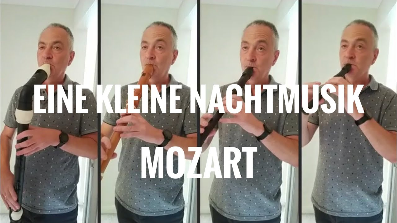 Mozart - Eine Kleine Nachtmusik, for 4 recorders