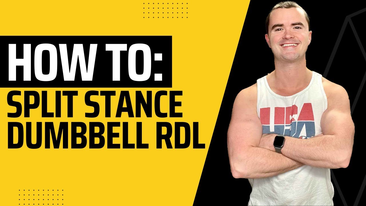 Proper Split Stance Dumbbell Romanian Deadlift Form and Technique