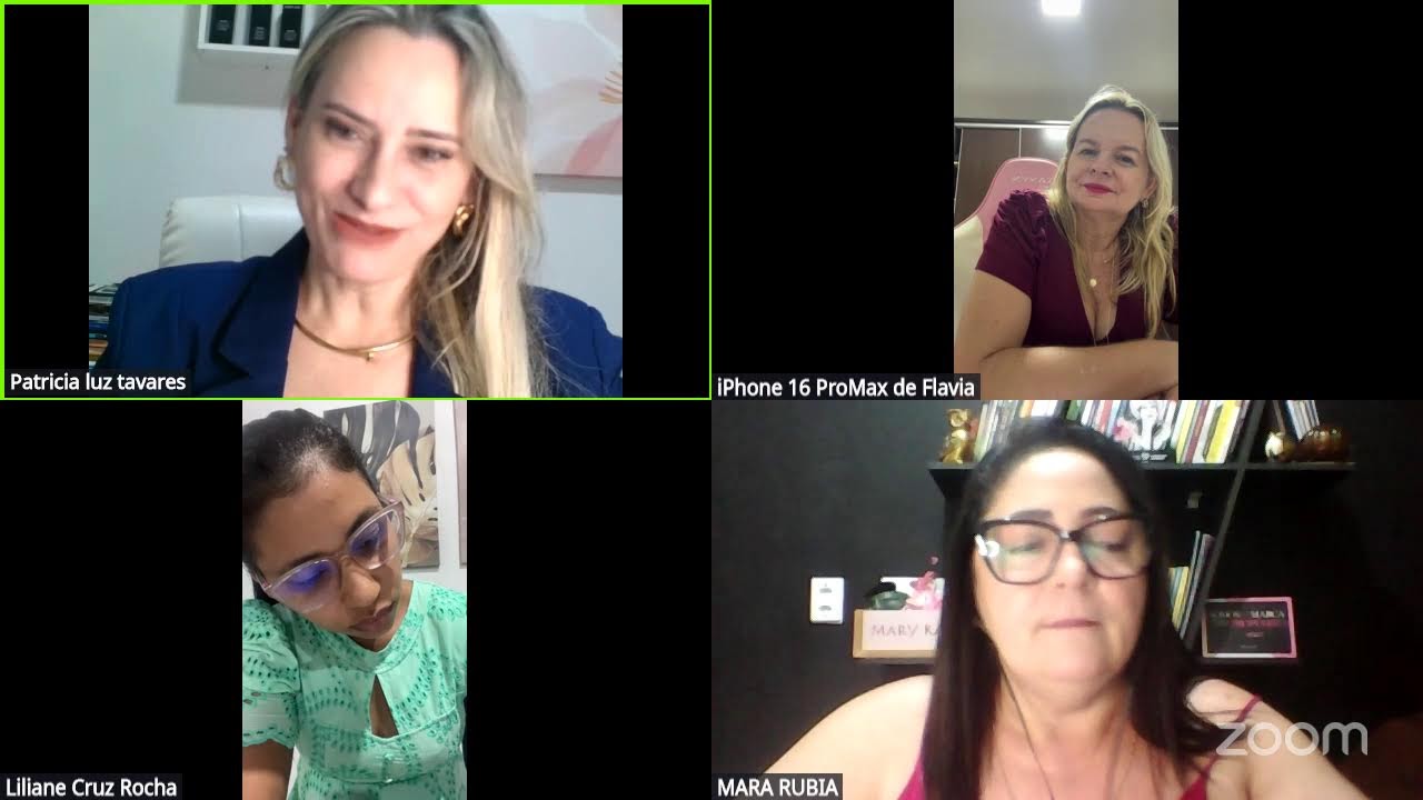 Reunião Zoom de Patricia luz tavares