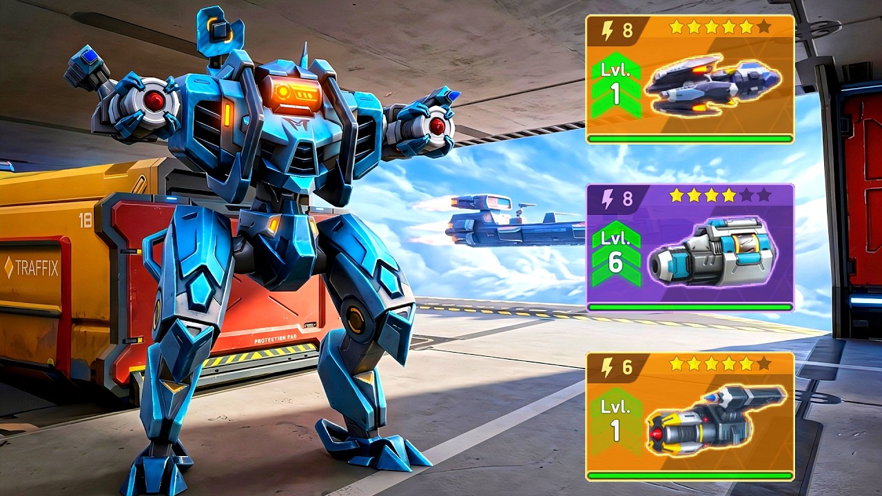 Orion with Gemini 6, Voltaic RPG 8, Berserker 8 - Mech Arena