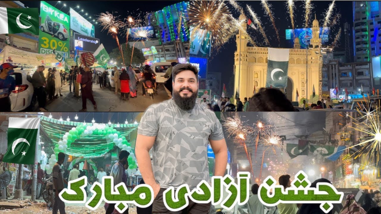 Happy Independence Day 2025 Vlog 🇵🇰 || Karachi mae Raat 12 baje Azadi ka jashan 🥳🥳