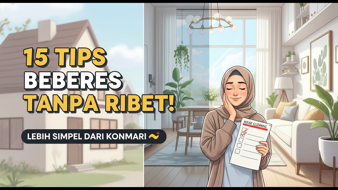 15 Tips Beberes Rumah Tanpa Ribet: Metode Minimalis yang Lebih Simpel dari KonMari