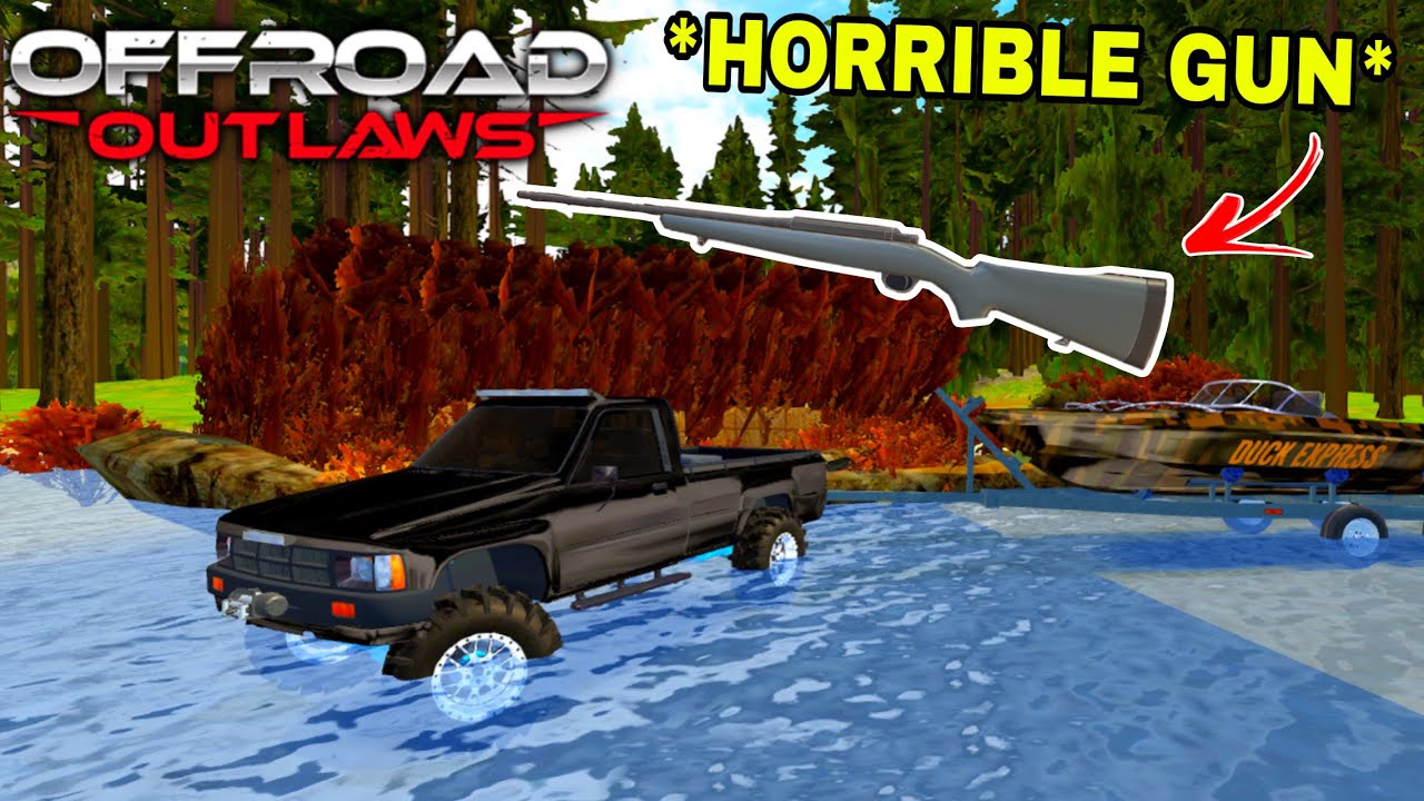 Offroad outlaws || USING THE *WORST* GUN IN THE GAME TO GO DUCK HUNTING! (NOT WHAT I EXPECTED)