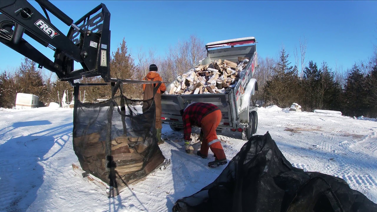 How Much Firewood Fits In A 7x14 Dump Trailer?