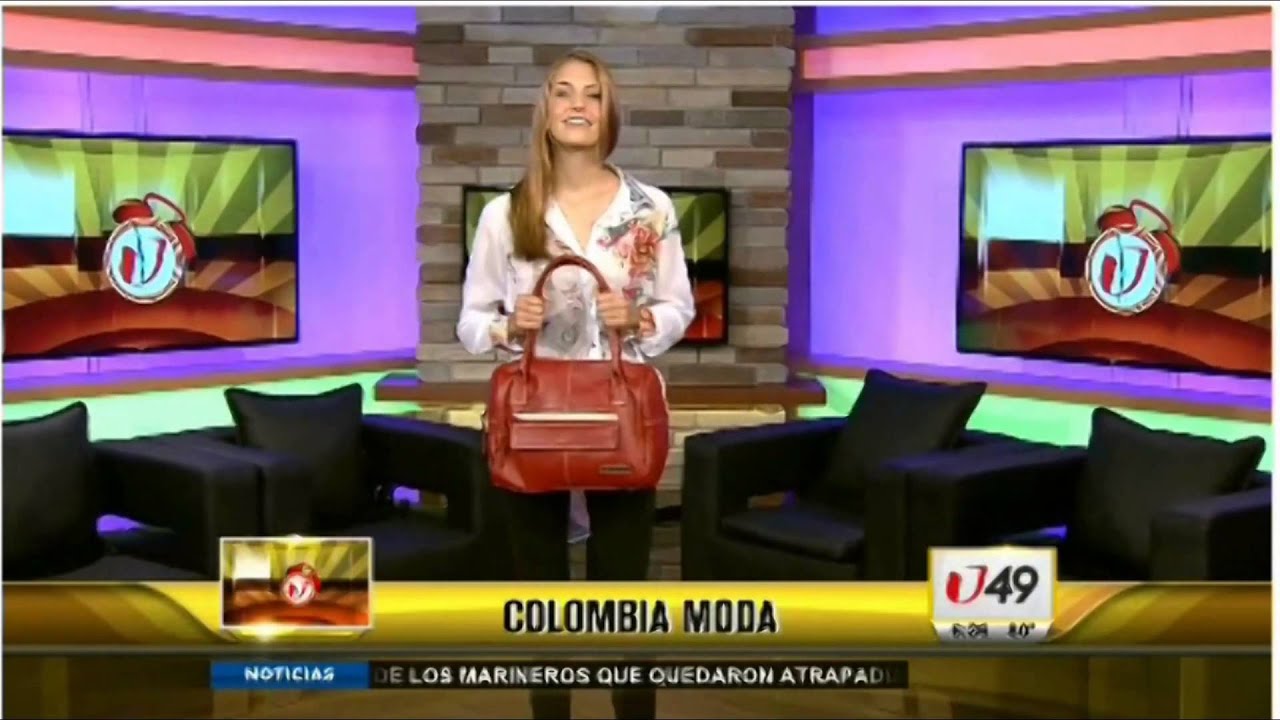 Leonardo D'Almagro segmento de moda para Univision referente a Colombiamoda