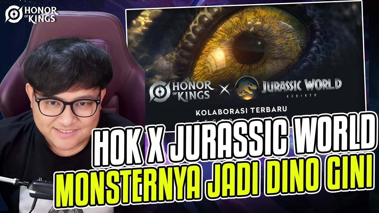 BAHAS EVENT HOK X JURASSIC WORLD!! TEMA MAPNYA GOKILL SEKALIAN GACHA SKIN MINION SPECIAL JURASSIC