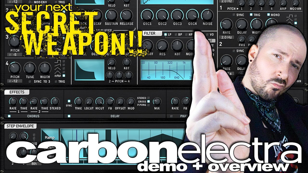 Plugin Boutique's Carbon Electra synth demo + overview (no talking)