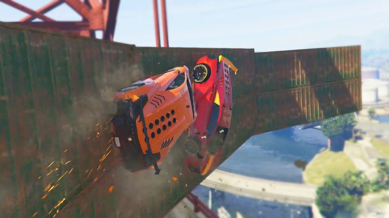 INSANE WALLRIDE FAIL (GTA 5 Funny Moments)