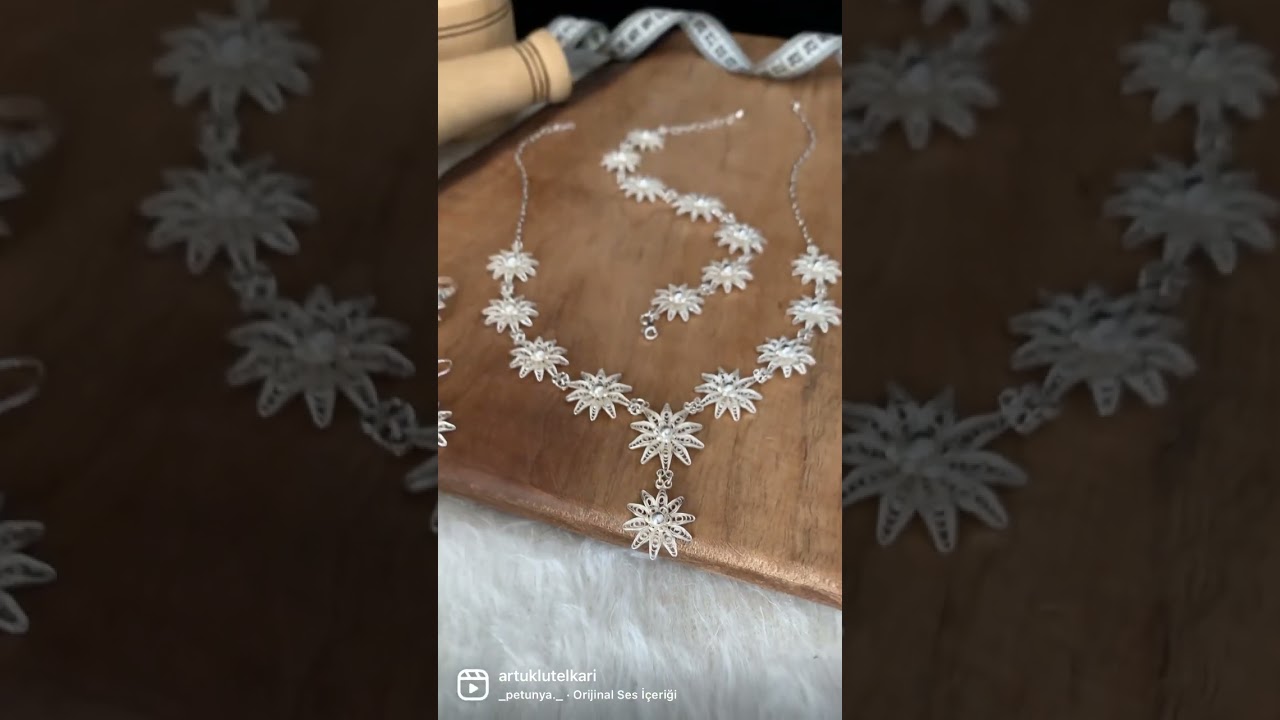 925 Ayar G&uuml;m&uuml;ş Telkari Takı Seti #telkari #artuklutelkari #filigree #telkarig&uuml;m&uuml;şset #jewellery