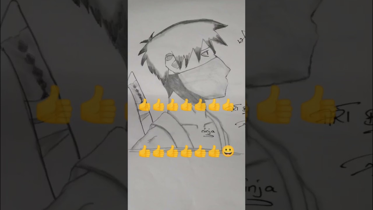 Anime drawing #drawing #arts #easy #artist #shortsvideo #Rohanarts#👍👍👍👍👍😀😤