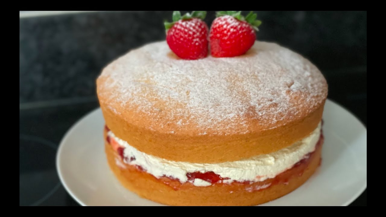 Victoria sponge /فكتوريا كيك/الشاف كريم من لندن/