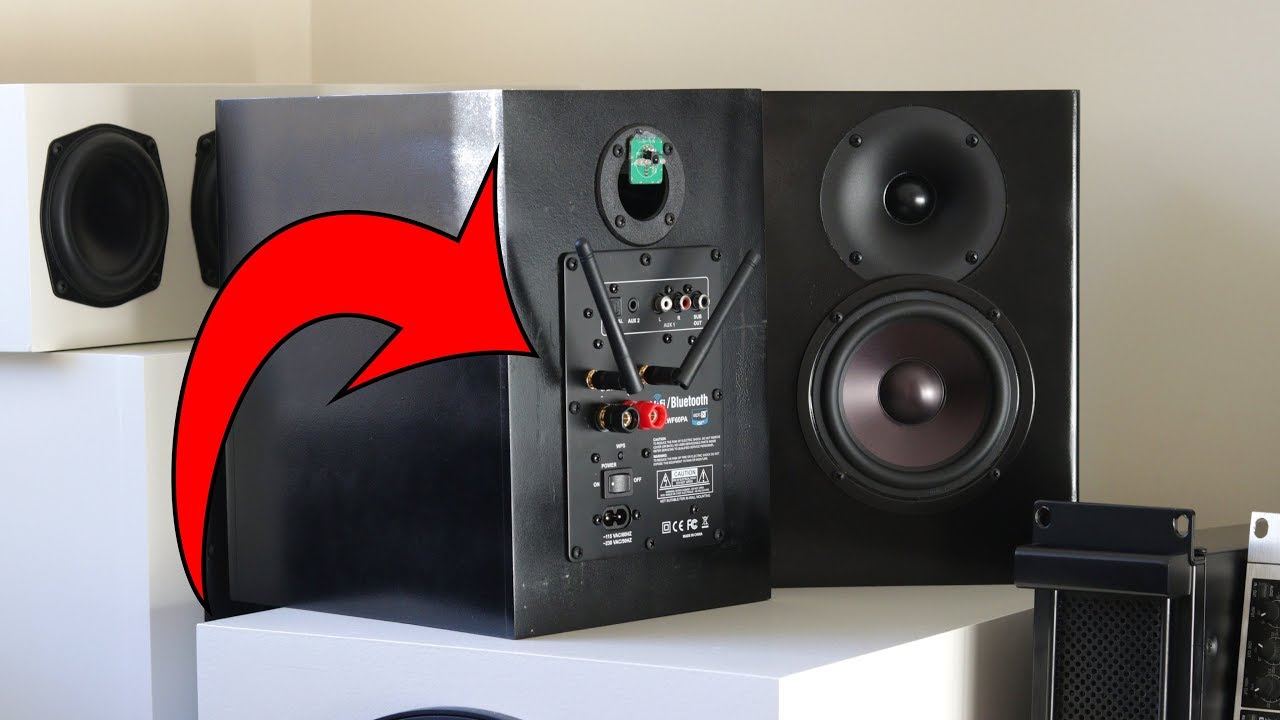 Make Bookshelf Speakers Active & Bluetooth! Dayton Audio WF60PA