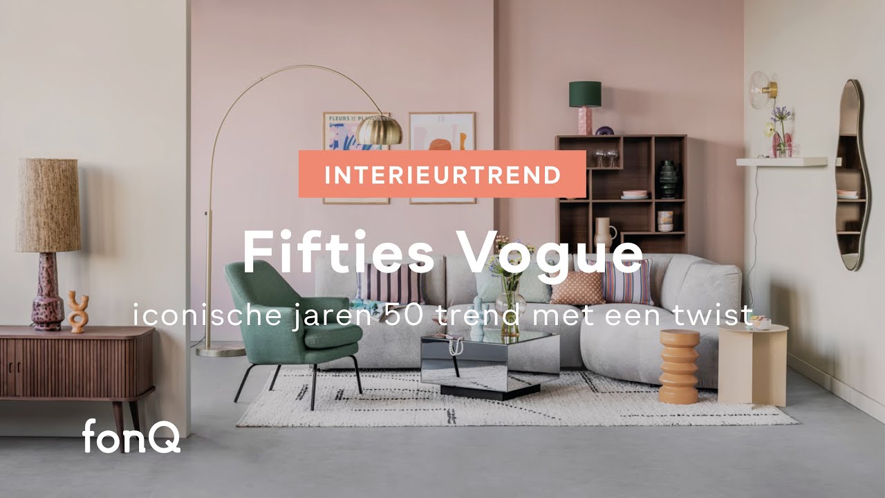Fifties Vogue: Speels Scandinavisch interieur, interieurtrend voorjaar 2022 | Interieurtrends | fonQ
