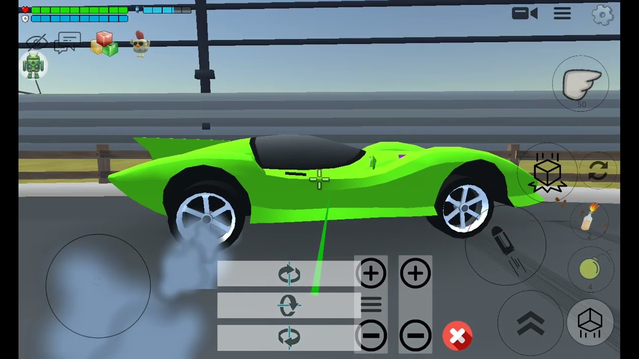 Accidente de carros en chicken gun 1