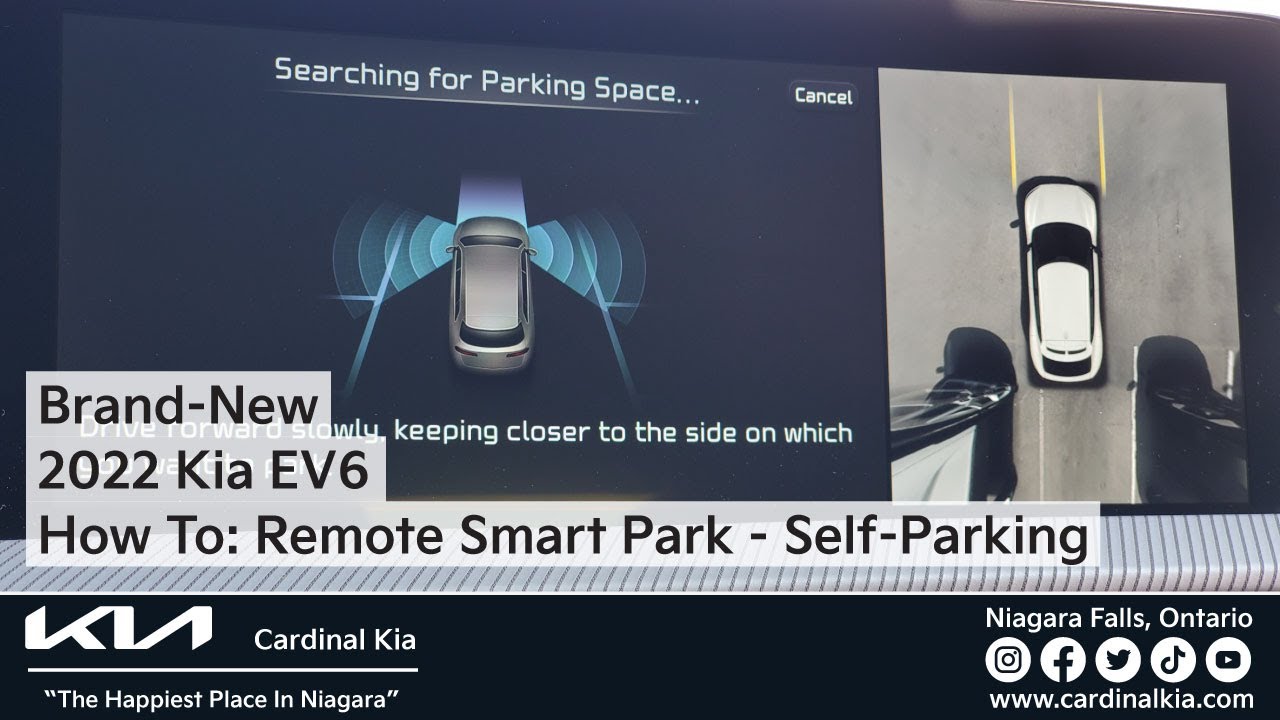 New 2022 Kia EV6 | How To Use Your Remote Smart Park Assist - Self Parking!