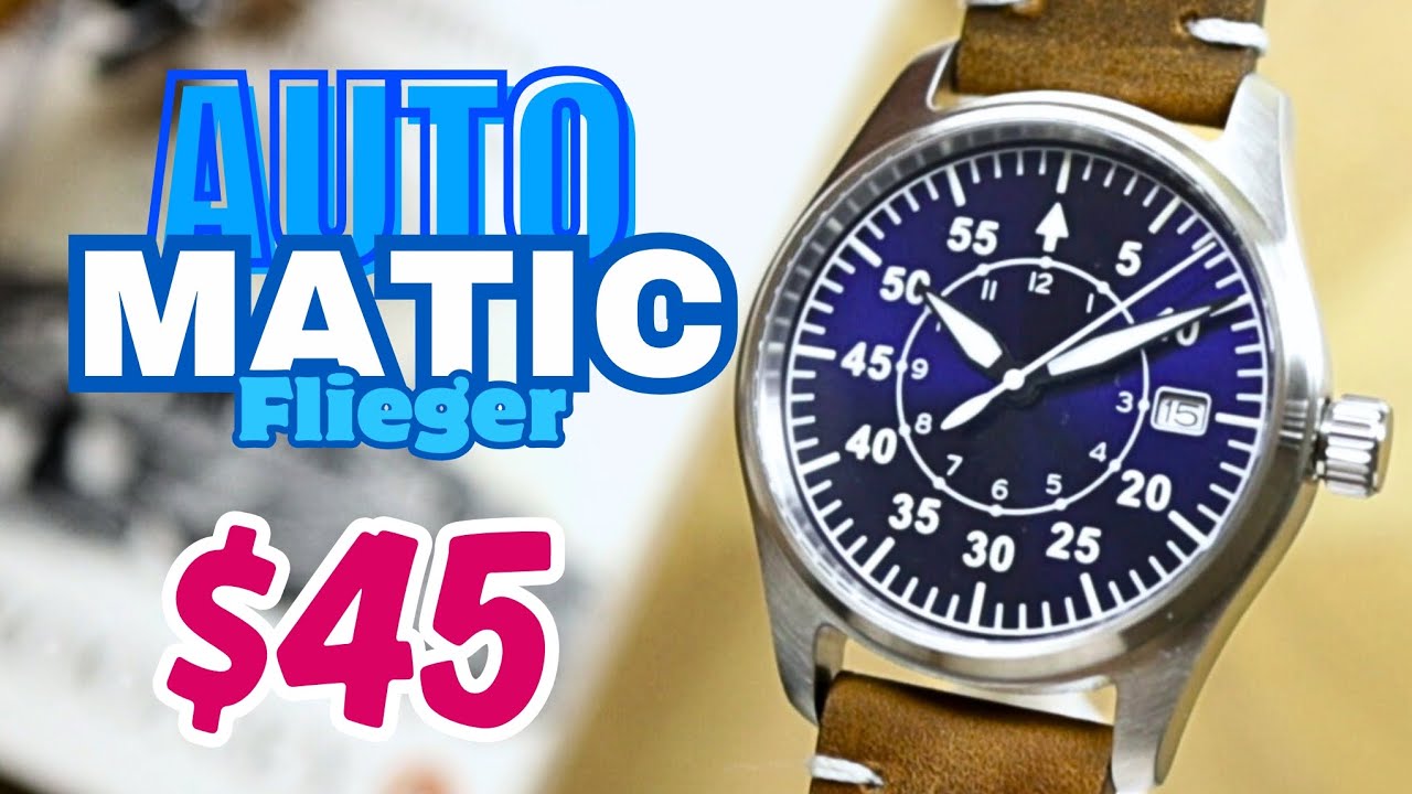 Tandorio 39mm Automatic NH35 Pilot Watch Review - Real Flieger Aesthetics UNDER $45