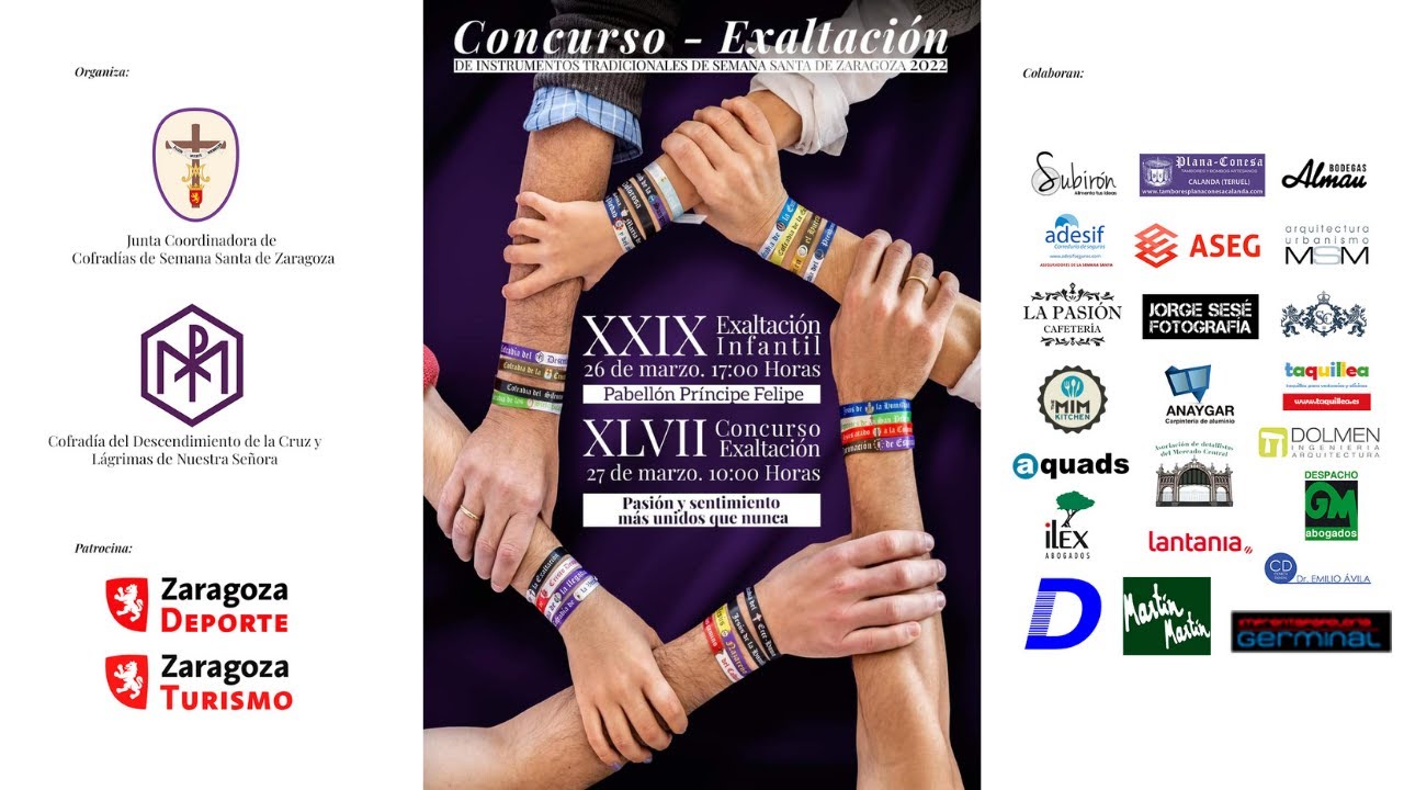 XXIX Exaltación Infantil de Instrumentos Tradicionales. Semana Santa de Zaragoza #SemanaSantaZgz