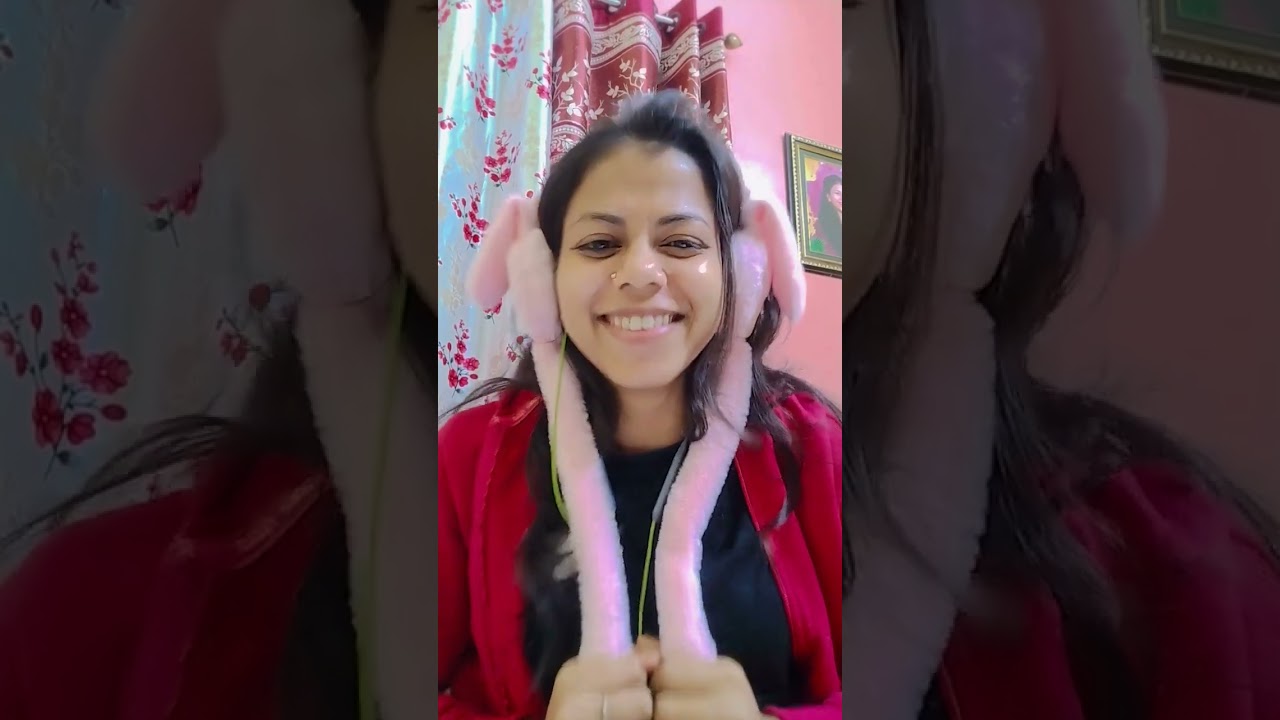 Trying to make reels with trending Bunny headphones😂