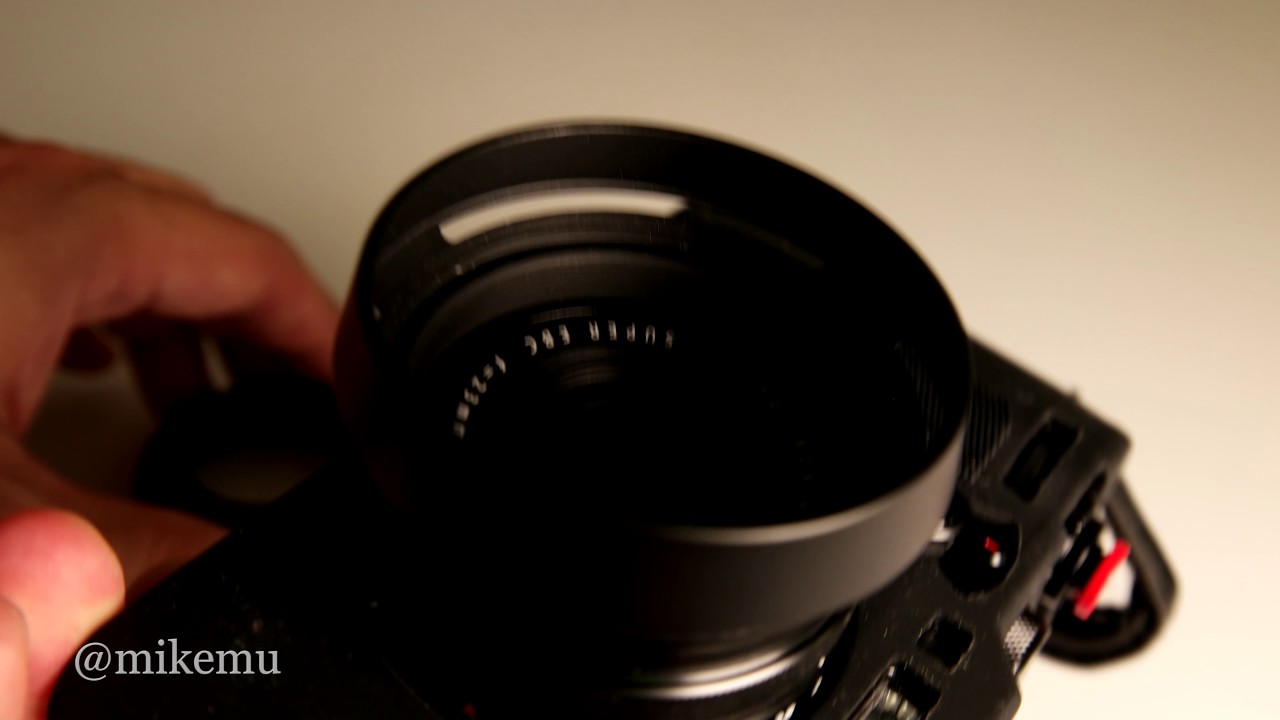 My Fuji Film X100F Hood(s), A Comparison of Vented Design vs Slim Design