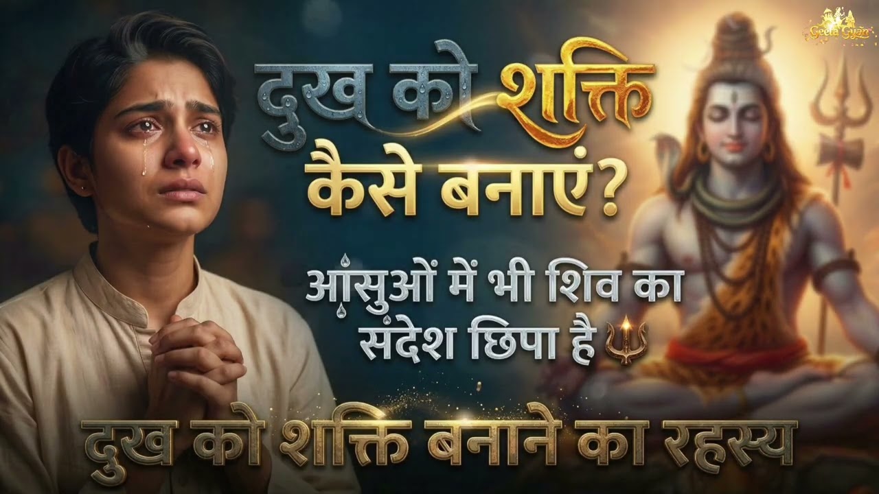 आंसुओं में भी शिव हैं – अपने दुख को अपनी शक्ति कैसे बनाएं 🔱 | Shiv Updesh | धार्मिक ज्ञान