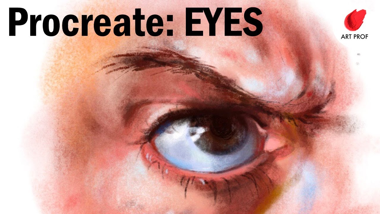 Real Time Procreate Demo: Painting Eyes for Self-Taught Artists