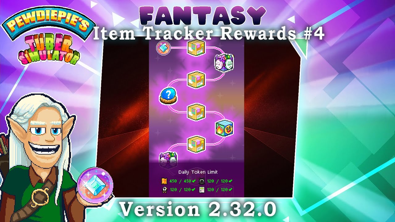 Pewdiepie's Tuber Simulator - Fantasy Item Tracker Rewards #4