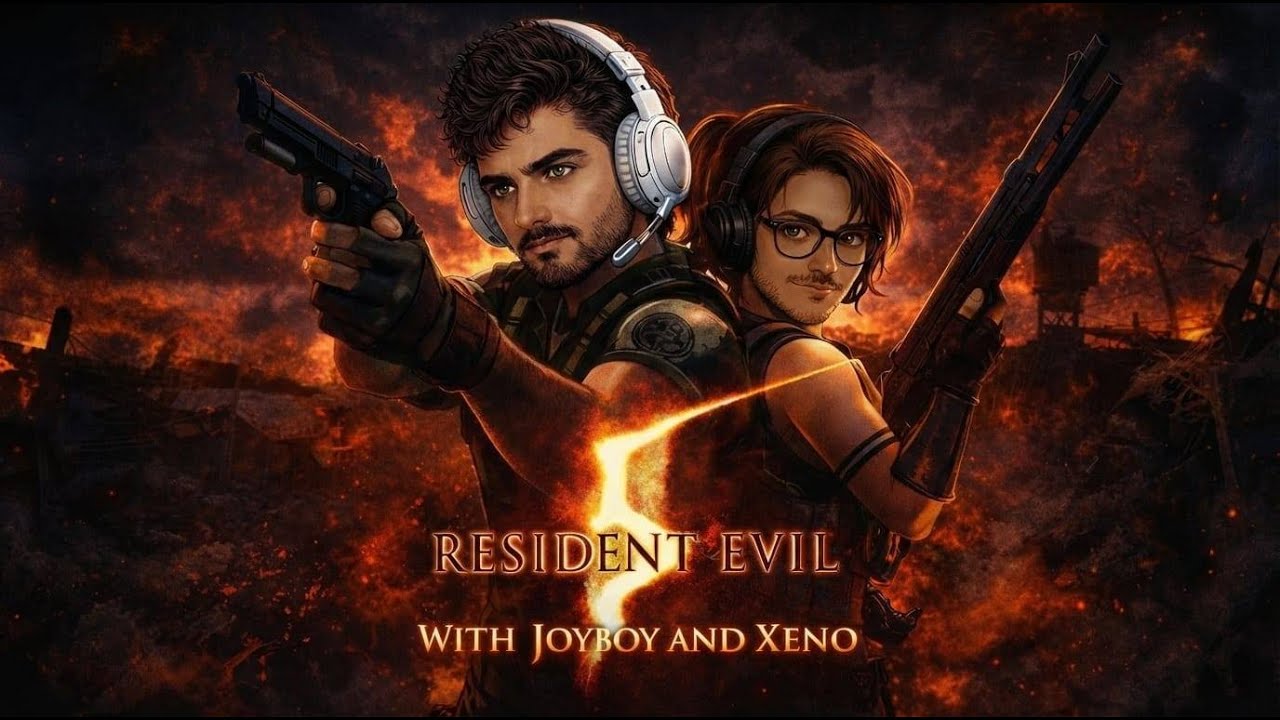Resident Evil 5 - Halo x Tomb Raider Edition - Part 1 - Live