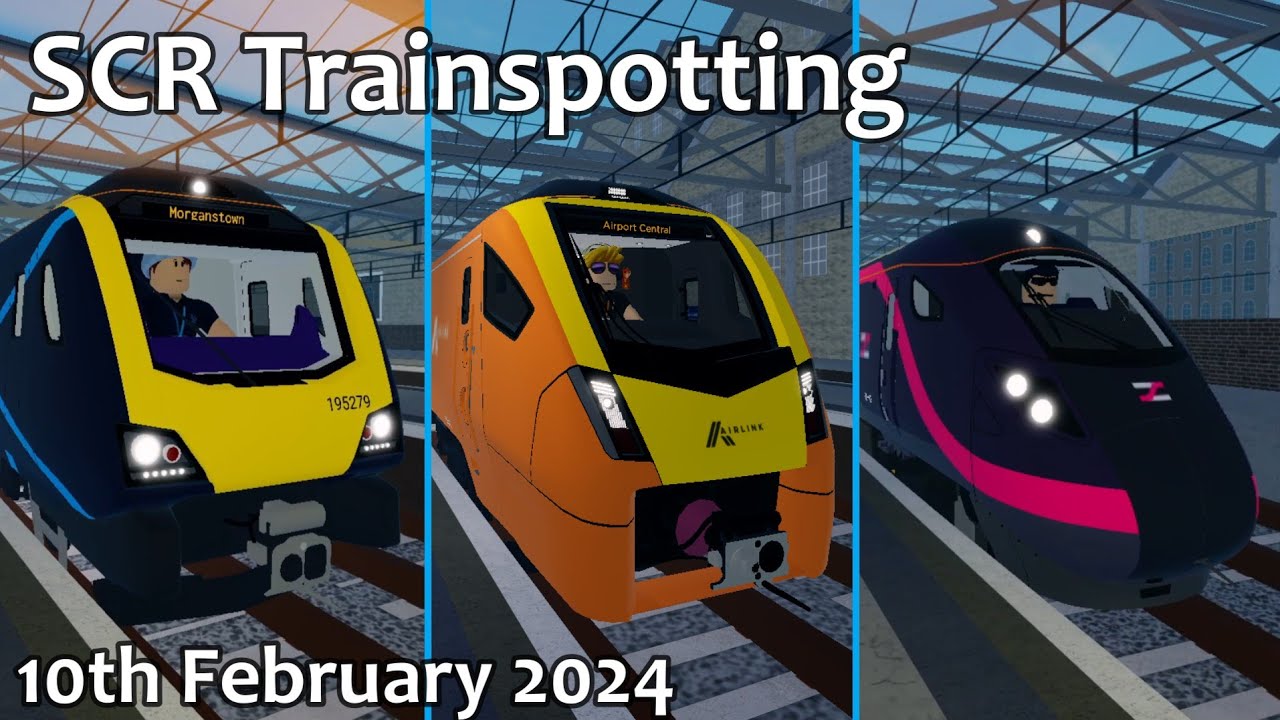 Поезда в Степфорд-Сентрал, 02.10.2024 — SCR Trainspotting — Roblox Stepford County Railway