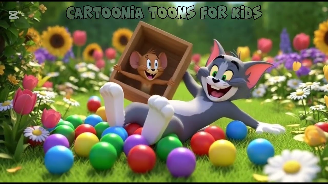 Tom & Jerry Funny Adventure – Epic Chase and Hilarious Slips! 🐭🐱 | Kids Cartoon