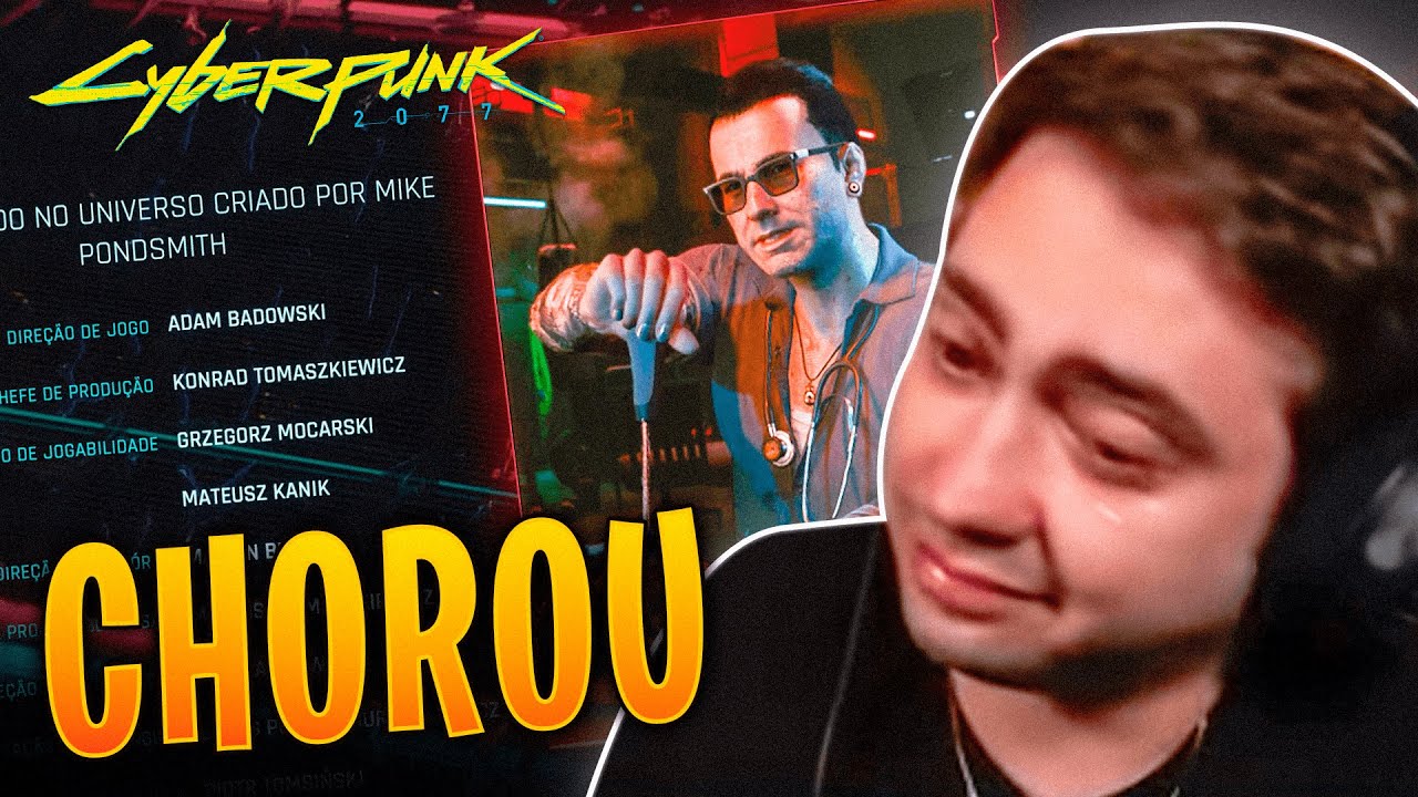 YOUTUBERS REAGINDO AOS CRÉDITOS DO CYBERPUNK 2077