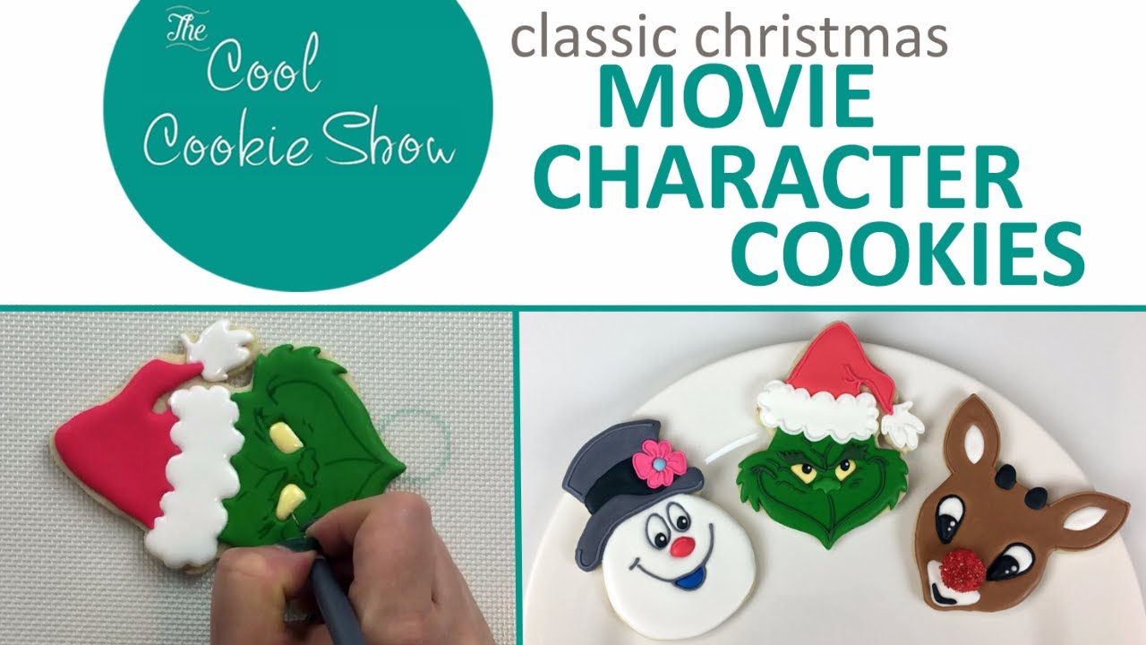 Classic Christmas Movie Character Cookies