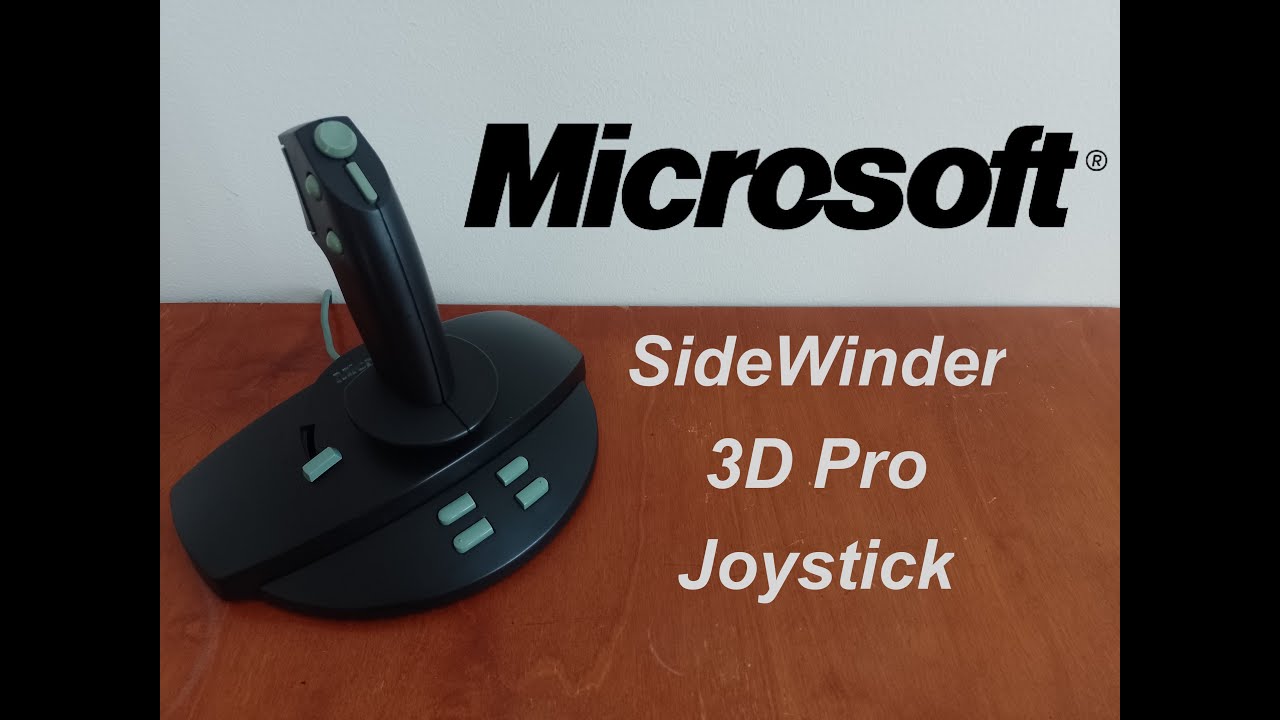 Microsoft SideWinder 3D Pro joystick restoration