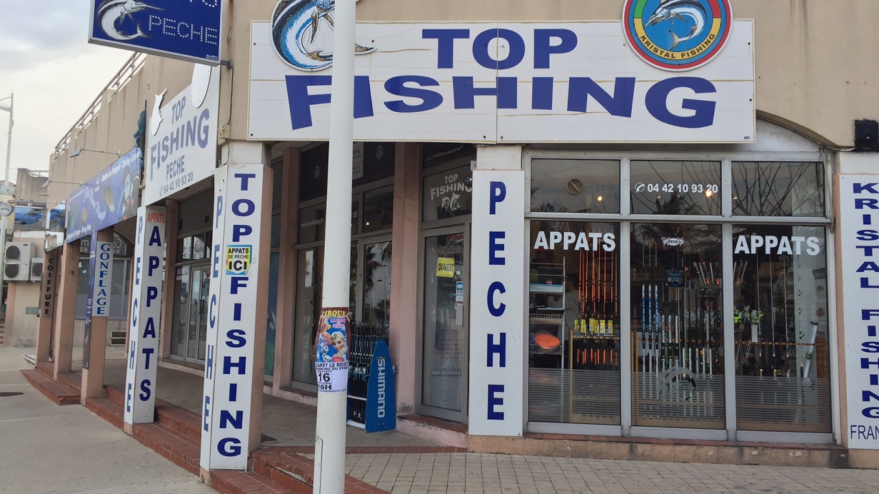 Boutique Top Fishing à Sausset les Pins