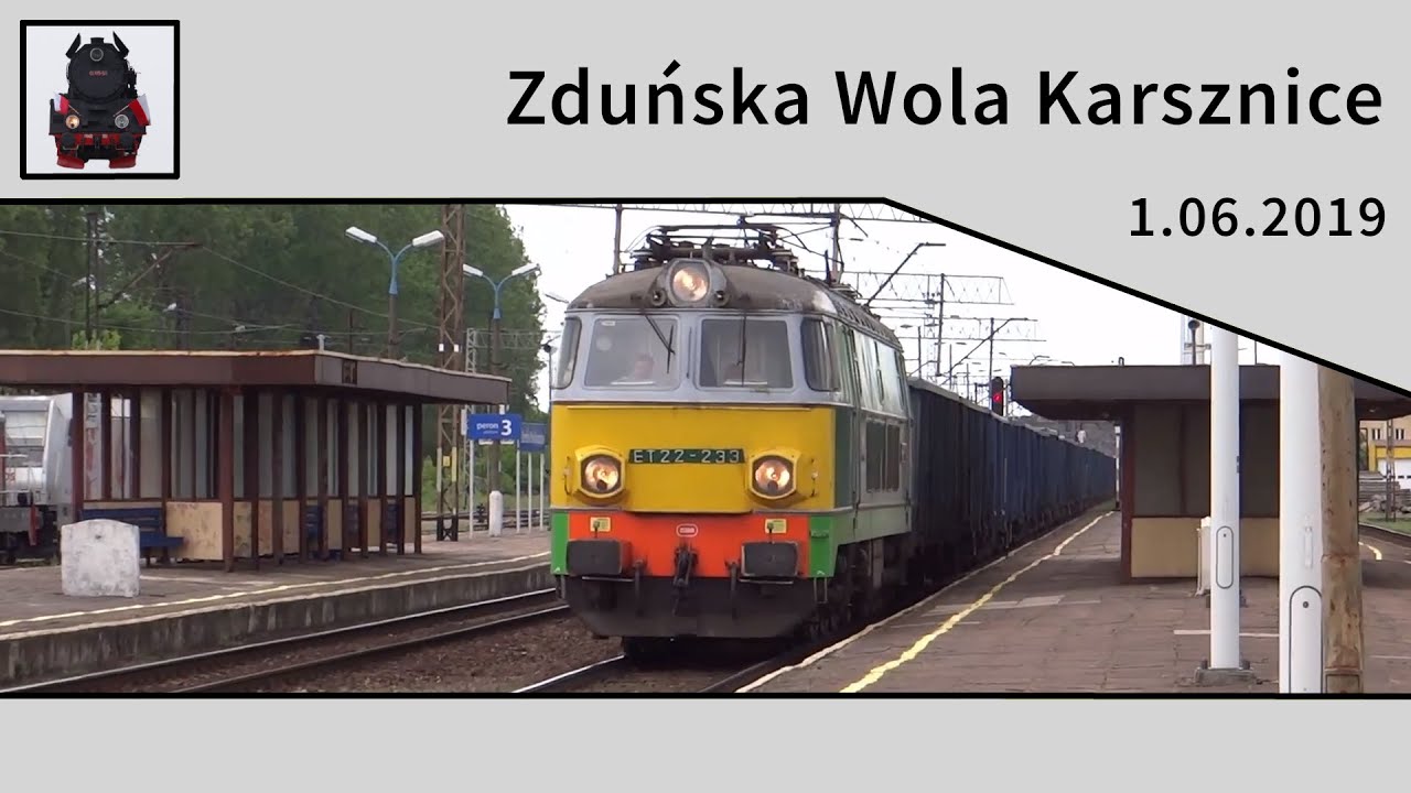 Pociągi towarowe na stacji Zduńska Wola Karsznice