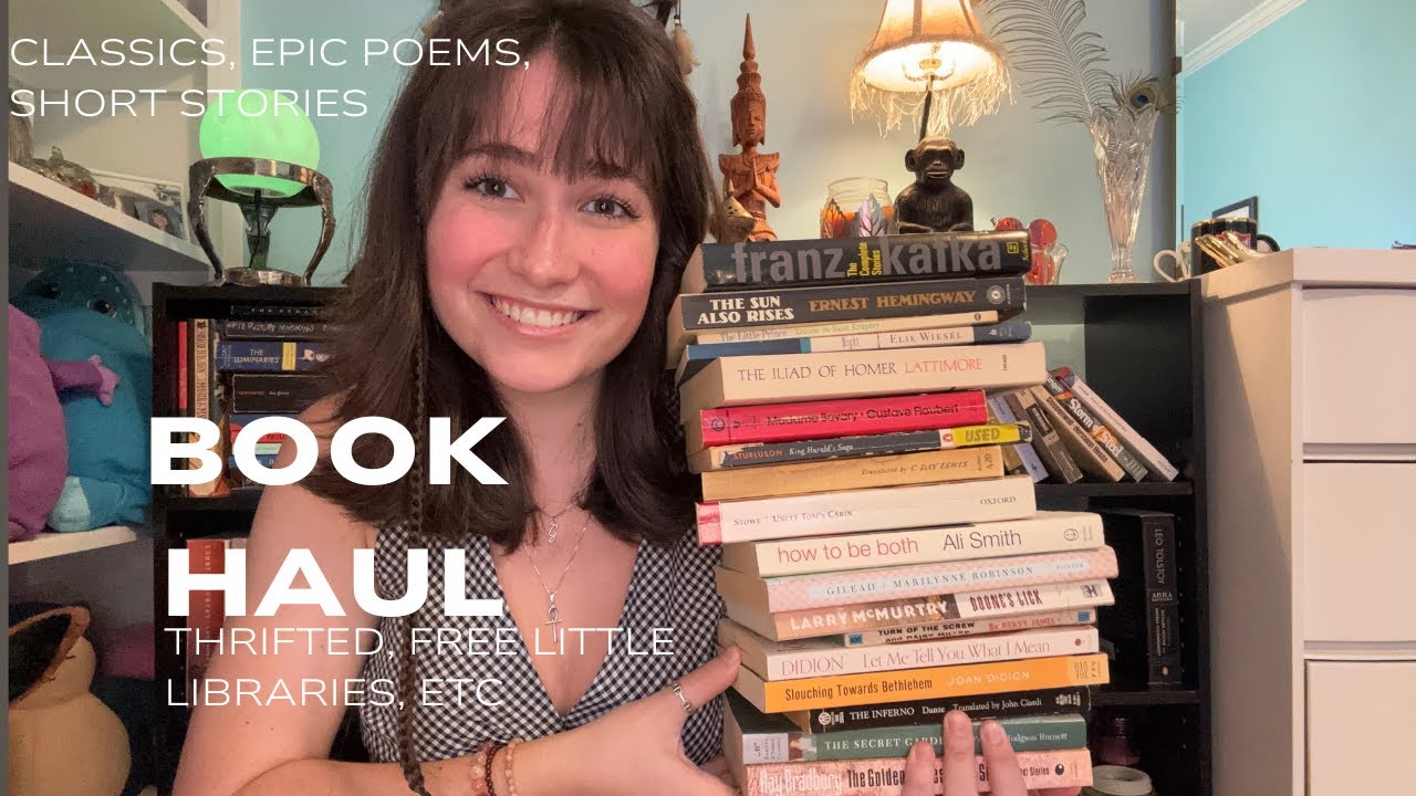 AUGUST USED BOOK HAUL | Thrifted & Free Little Library Finds!